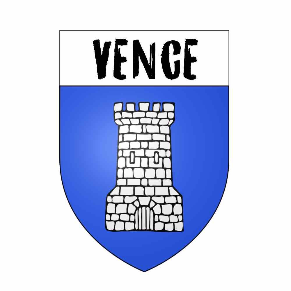 Vence Coat of Arms sticker - 3 sizes