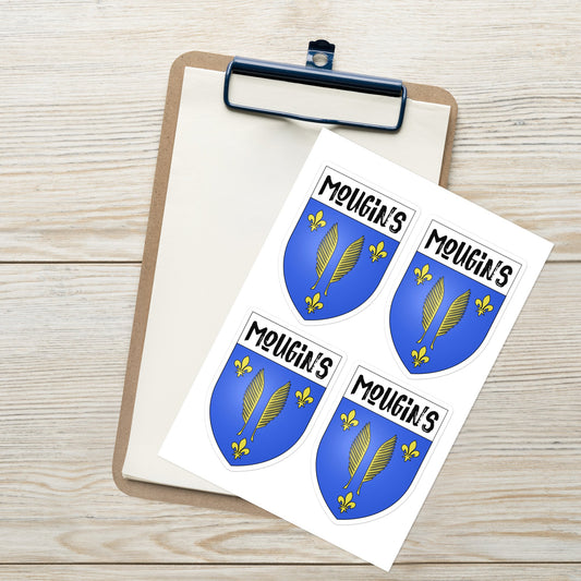 Mougins Coat of Arms stickers - 4 pieces